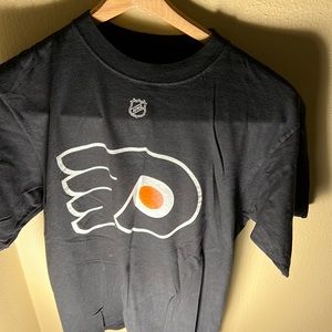 NHL Reebok Mens Flyers Pronger 20 Jersey Tee Color Black Size Small